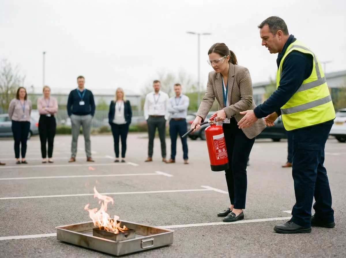 Fire extinguisher drill